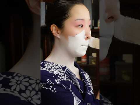 Geisha Makeup routine #geisha #makeup #japan #芸者