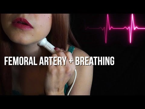 Femoral & Carotid Pulse With Doppler & Breathing + The Fourth Day Of Christmas [ASMR]