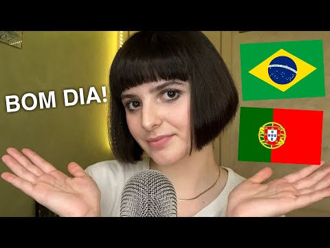 ASMR Teaching You Basic Portuguese 🇵🇹/🇧🇷 PT. 2