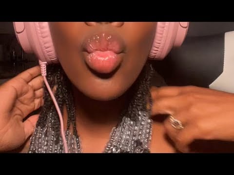ASMR watery mouth sounds 
