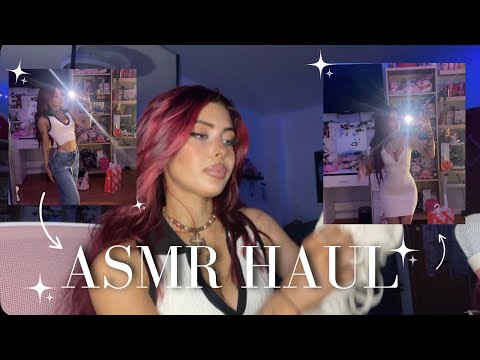 ASMR TRY-ON HAUL ✨🛍️| shopping, vestiti, accessori