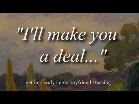 stealing your new boyfriend's hoodie [ASMR roleplay] [teasing] [deep voice] [getting ready]