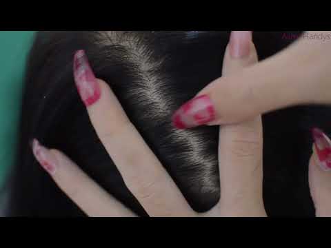 ASMR Scalp Check Real Person, Scalp Scratching Aggressive Relaxing For Rest And Sleep ( No Talking )