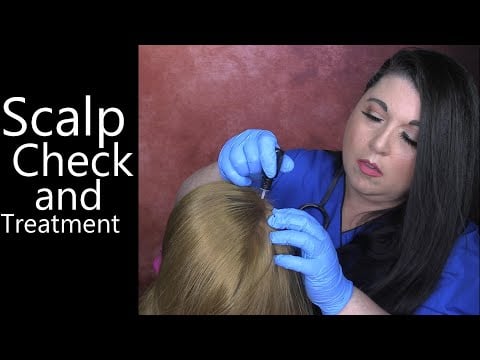 ASMR Scalp Check and Treatment | Scalp Scratching, Gloves, Scalp Massage | Medical Roleplay