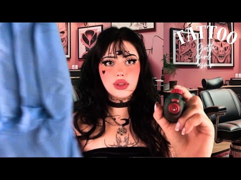 ASMR- RP GOTH GIRL💀🩷TATTOO 🖤(Fond musical)