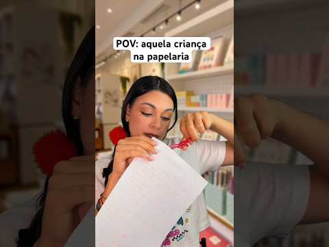 POV: aquela criança na papelaria #asmr #humor #shorts #youtube