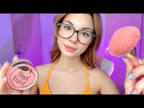 ASMR FAST & Aggressive Doing Your Makeup 🌸 Layered Sounds, Roleplay, Personal Attention, CHAOTIC