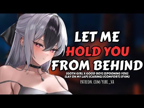 Goth Girl Wraps You In Her Arms Under the Blanket ♡ holding you close ♡ F4M ASMR RP