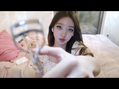 ASMR Doing Your Makeup Fast and Aggressive (No Talking)
