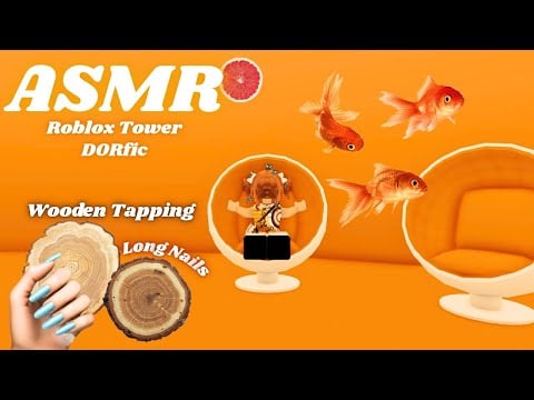 ASMR 🍊 FAST wooden TAPPING *long nails*