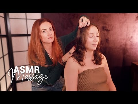 Scented ASMR Massage with Head, Scalp and Skin attention for Sleep and Relaxation