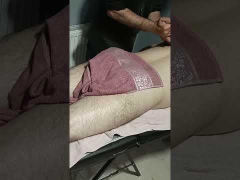 RELAXING MASSAGE FOR BACK MUSCLES AFTER EXERCISE #satisfying #relaxing #asmr #shorts #massage