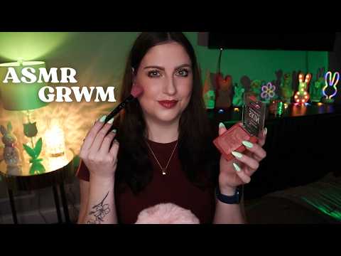 ASMR GRWM | Doing My Makeup for the Day 🤎
