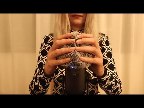 🎧 ASMR - Fluffy Mic Scratching * No Talking - Background ASMR - Headphones Recommended