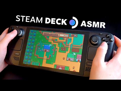 The Steam Deck was made for ASMR! 🎮 Playing Littlewood 🎮 Close up whispering