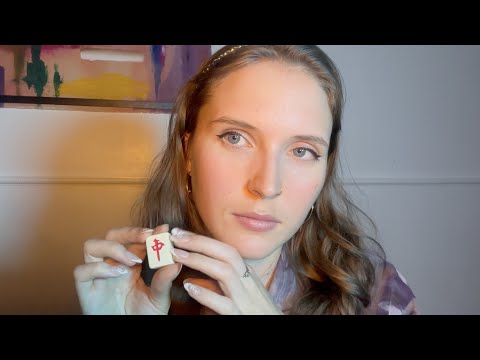 ASMR Mahjong Fortune Reading 🀄️ (lots of tile clacking)