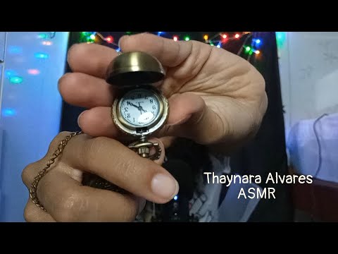 ASMR - Mostrando minhas Bijuterias com Sons Relaxantes