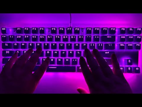 ASMR Typing on 10 MECHANICAL KEYBOARD