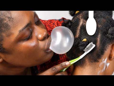 ASMR✨I Gave My Cousin INTENSE Toothbrush Scalp Scratchin + Relaxing Ear-to-Neck Massage 4 Deep Sleep