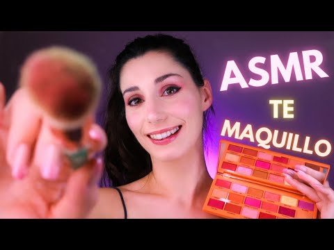 ASMR TE MAQUILLO PARA TU CITA 💗 ROLEPLAY en ESPAÑOL (un poco RÁPIDO y AGRESIVO)