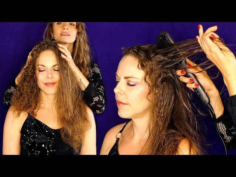 ASMR 💕 Stunningly Beautiful Hair Straightening, Ultra Relaxing Scalp Massage ⚡ Extra Tingles