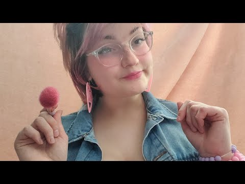 ASMR Doing Your Makeup 80s Themed