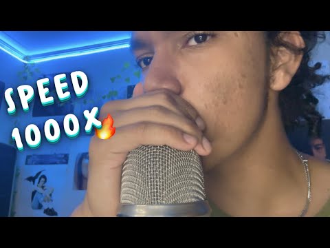 ASMR FAST AND AGGRESSIVE MOUTH SOUNDS + Tapping, Hand Sounds and Hand movements 🤤