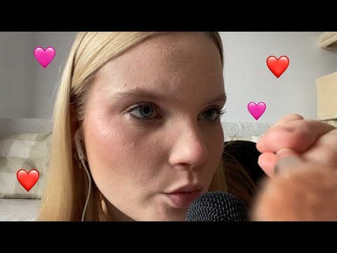 ASMR quickly doing your valentine’s day makeup for a date (ur late) ❤️