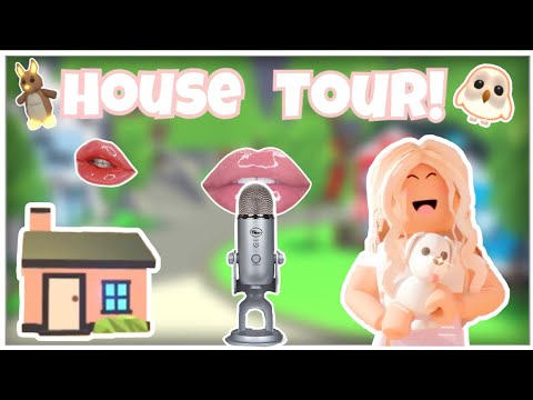 Mouth sounds~rambling playing adopt me + house tour!