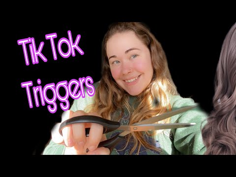 Trying Viral Tik Tok ASMR Triggers