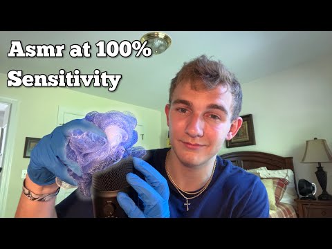 Asmr but the sensitivity is set to 100%