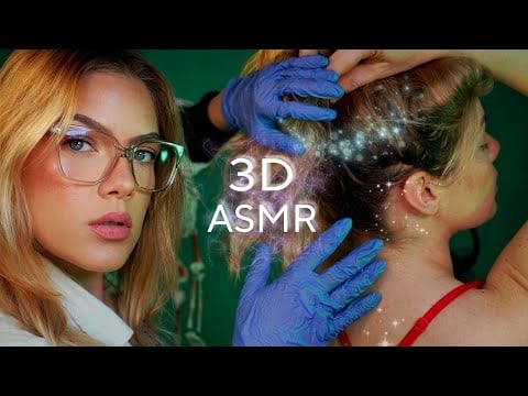 ASMR 3D Ear to Ear Exam: Deep Binaural Tingles Behind Your Ears for Sleep