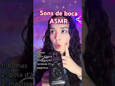 ASMR Será que todos esses são molhados ? eu amo todosss sons de boca 🫶