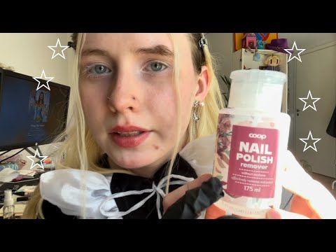 lofi asmr! [subtitled] alien from Finland does your facial treatment!