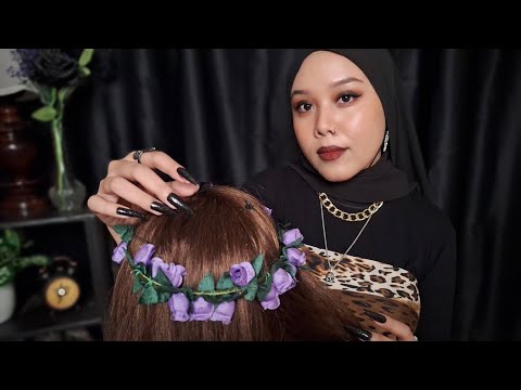 ASMR Goth Sister Checks Your Hair for Lice 🐞💀