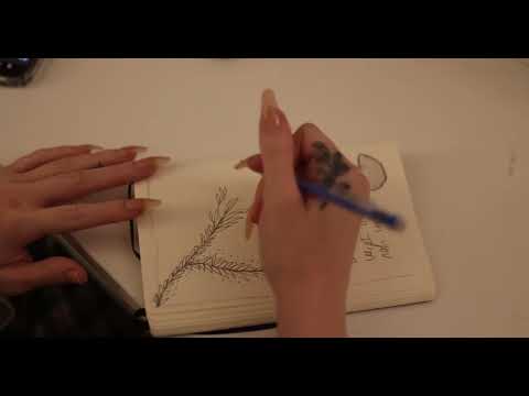 ASMR | Sketching but I'm not an artist (no talking)