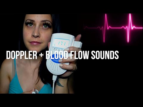Heartbeat ASMR | Irregular Doppler Heartbeat Hearing My Blood Flow