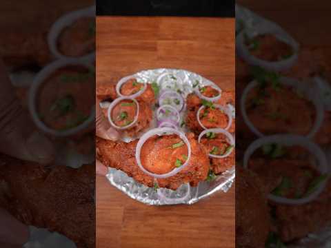 🔥 ASMR Crispy Chicken Leg Piece Fry | Extra Crunchy & Juicy | Satisfying Fry Sounds #shorts #asmr