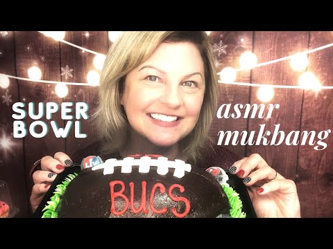 ASMR Super Bowl Mukbang 🏈🏴‍☠️ 🏆 Go Bucs | Desserts