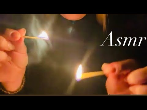 ASMR français BLABLA en live dans le noir LUMIÈRES matches 💤🕯💤