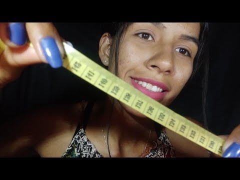 ASMR TIRANDO SUAS MEDIDAS / vídeo para dar sono 😴