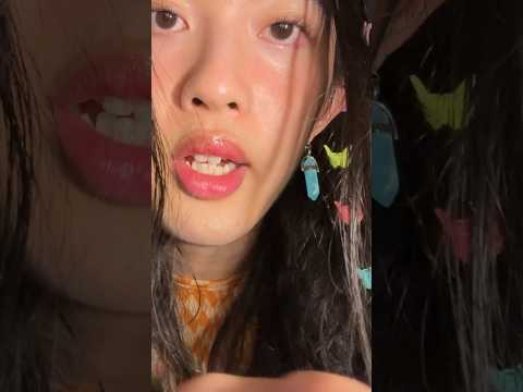ASMR lid sounds + tapping 💄 (short version) #asmr #shorts #tapping
