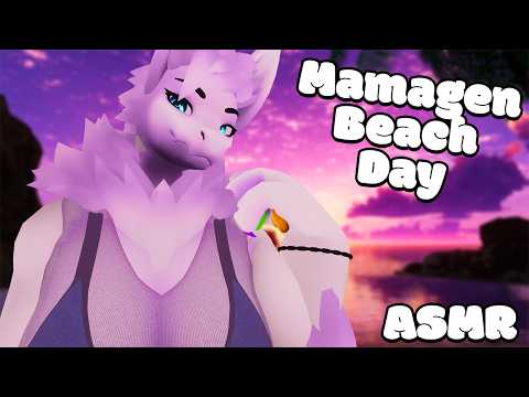 (Furry ASMR) Relaxing Mamagen Beach Day 🌊 (Roleplay) (Personal Attention)