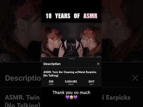😴10 Years of ASMR 🎉