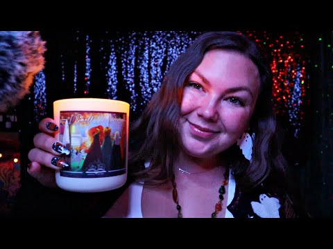 asmr/ 🕯️whispering by crackling candle light🕯️ *halloween memories*