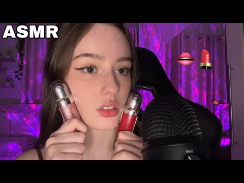 ASMR PASSANDO GLOSS + SONS DE BOCA! 👄💄