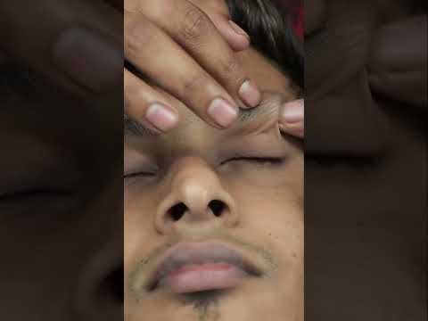 Closeup massage and neck crack , ear crack asmr #shorts