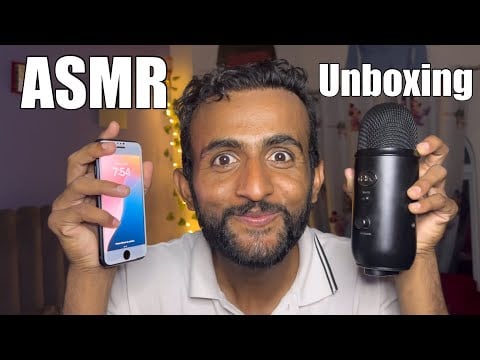ASMR Unboxing My Dream Blue Yeti Mic & IPhone 📱 