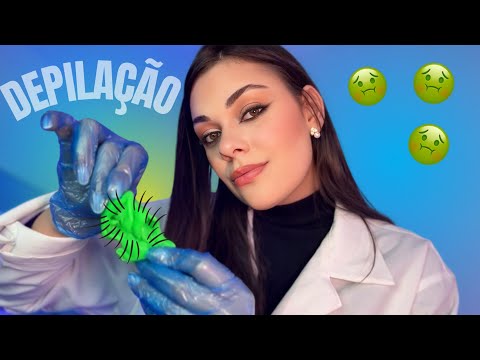 ASMR: Depilação Naquele Lugar Duvidoso Em Você 🍯😳