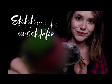 ASMR Fluffy Whispers zum EINSCHLAFEN 😴 (Personal Attention & viel Mic Brushing) | deutsch/german